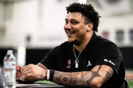 Christian Mahogany at media day