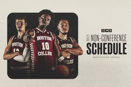 Boston College's 2023-24 non-conference schedule is complete and is highlighted by six home dates, two games in the National Collegiate Basketball Hall of Fame Classic in Kansas City, a matchup at Vanderbilt in the inaugural ACC/SEC Challenge, and a trip to Brooklyn's Barclays Center to face long-time rival St. John's