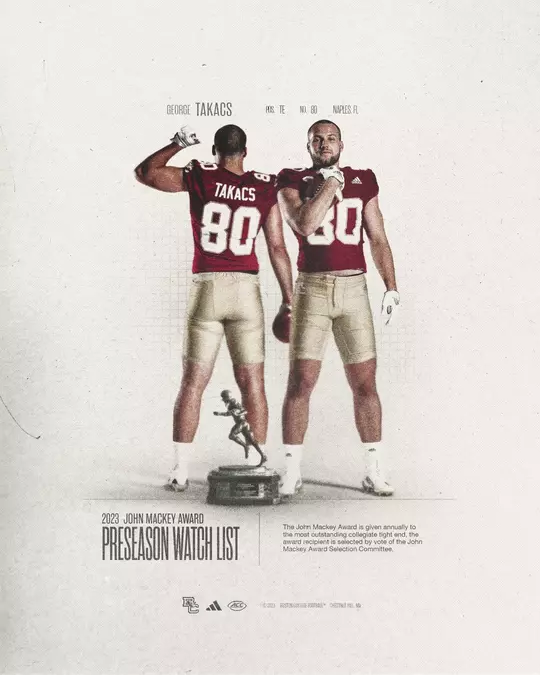 Mackey Award watch list graphic image ft. George Takacs