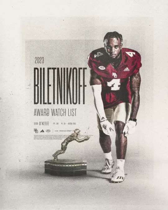 Ryan O'Keefe Biletnikoff Award Watch List Graphic Image