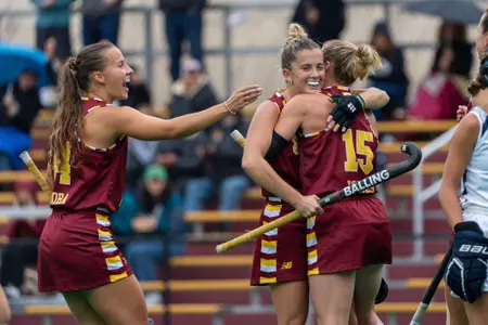 Claire Jones celebrates goal with teammates