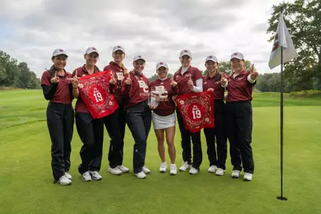 Boston College won the 2023 Red Bandanna Invitational, held at Blue Hill C.C. in Canton, Mass.