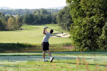 The Boston College Men's Golf Team begins its 2023 fall season at the Red Bandanna Invitational at Turning Stone Resort in Verona, N.Y.