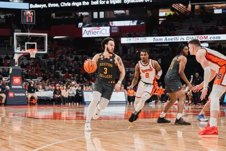 Jaeden Zackery and the Boston College Eagles host Syracuse on Tuesday night at Conte Forum
