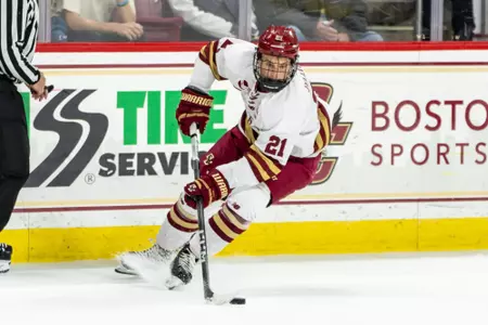 Oskar Jellvik stops against Providence