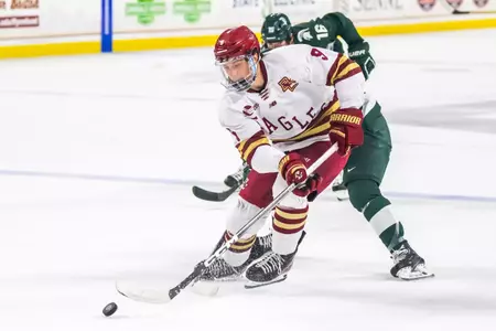 Ryan Leonard against Michigan State