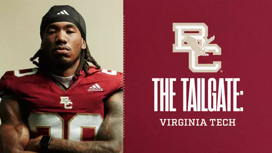 Graphic ft. K.P. Price and text "Tailgate: Virginia Tech"
