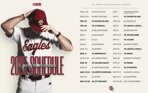 Boston College Baseball Schedule