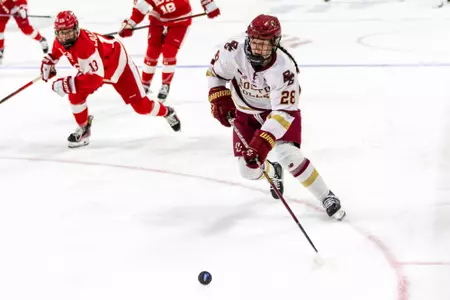 Gaby Roy Skating against BU