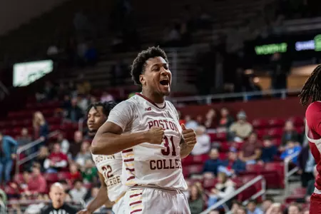 Elijah Strong had 25 points and 12 boards as BC downed Temple, 72-69