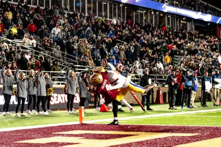 Reed Harris made three catches for 83 yards and a touchdown as BC downed Pitt, 34-23