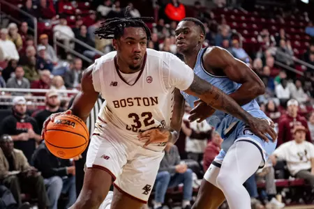 Chad Venning and the Boston College Eagles take on VCU at the Veterans Classic on Friday night