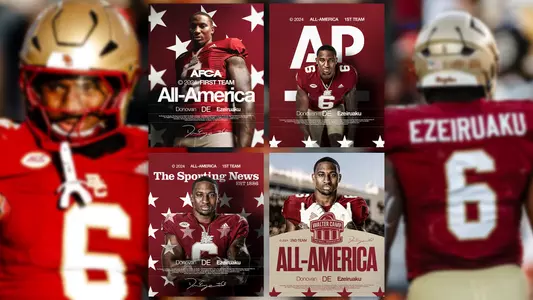 Donovan Ezeiruaku All-America collage.