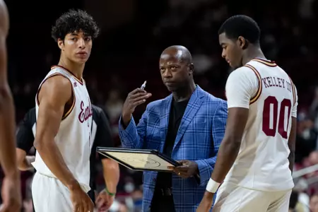Boston College Men's Basketball - Head Coach Earl Grant, Dion Brown, Chas Kelley III