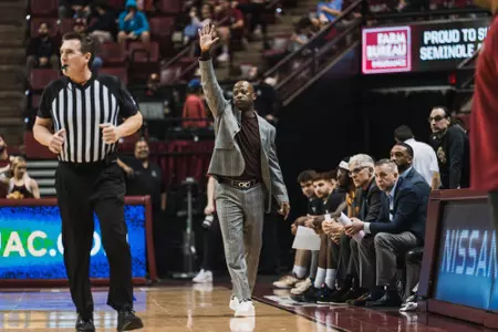 Boston College head men's basketball coach Earl Grant