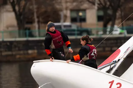 Sailing at Havard Women's Team Race