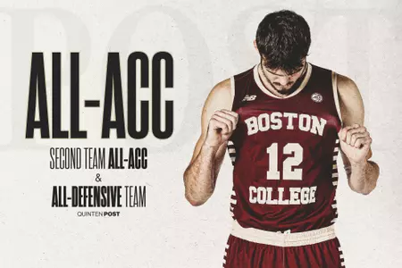 Quinten Post earned a pair of postseason honors from the ACC