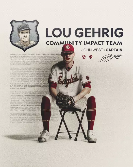 John West Lou Gehrig Community Impact Team