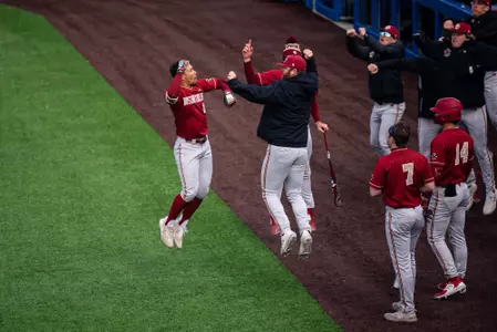 Boston College baseball home run celebration