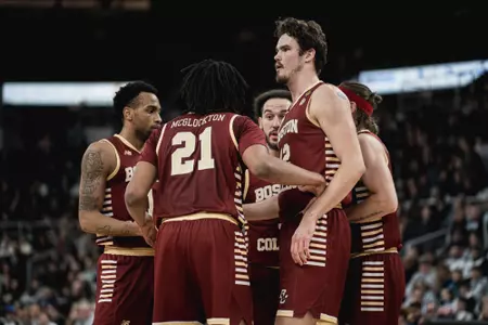 Boston College heads to Las Vegas to take on UNLV in the second round of the NIT on March 24