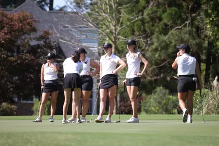 The Boston College women's golf team begins play at the 2024 ACC Championship on Thursday, April 18