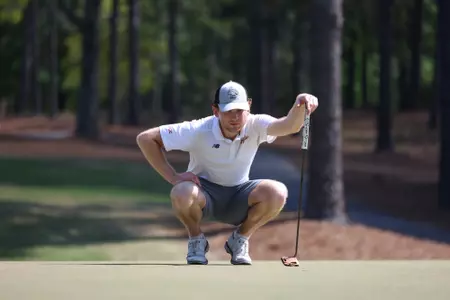 Jack Pogorelc and the Boston College Men's Golf team begin play in the 2024 ACC Championship on April 19