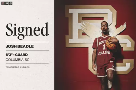 Josh Beadle has committed to continue his academic and athletic career at Boston College