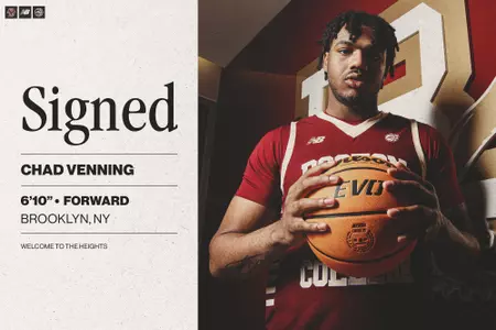 Chad Venning has committed to continue his academic and athletic career at Boston College