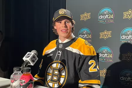 Dean Letourneau at 2024 NHL Draft