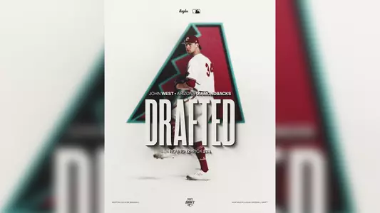 Graphic: John West selected by Arizona Diamondbacks in 2024 MLB Draft