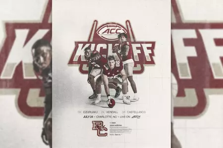 ACC Kickoff graphic image ft. Ezeiruaku, Kendall, Castellanos