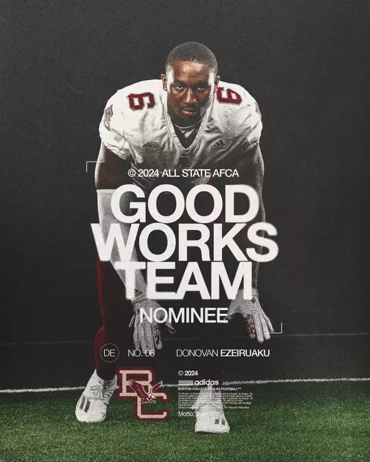 Watch List GFX - Donovan Ezeiruaku, AFCA Good Works Team