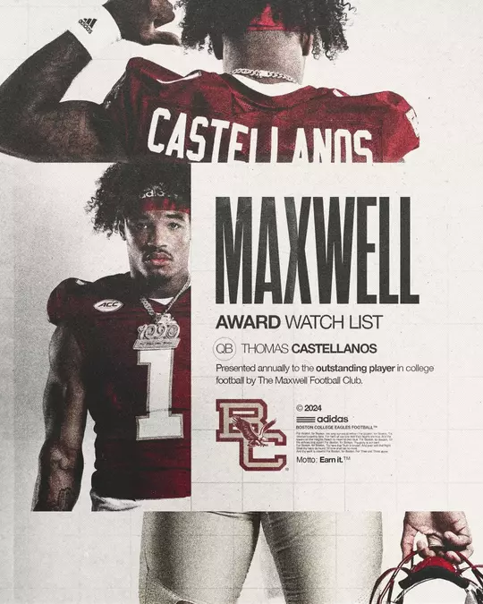 Watch List GFX: Thomas Castellanos, Maxwell Award