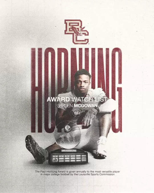 Watch List GFX: Jayden McGowan, Hornung Award