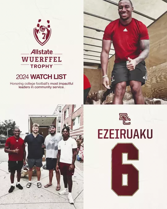 Watch List GFX: Donovan Ezeiruaku, Wuerffel Trophy