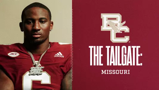 Graphic ft. Donovan Ezeiruaku with text "The Tailgate: Missouri"