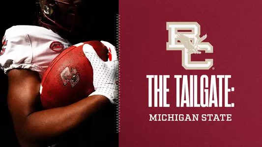 Graphic ft. an unidentified BC player with a red bandanna-themed football.