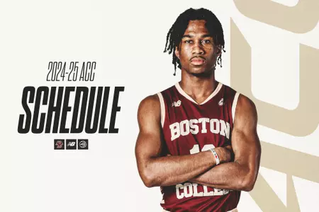 Boston College's 2024-25 schedule was released on Sept. 24 and it features another challenging 20-game ACC slate