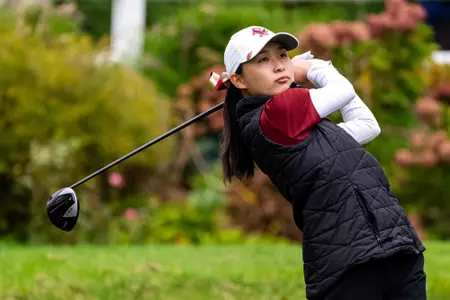 Cynthia Zhang became the first BC golfer to win the Red Bandanna Invitational, leading the Eagles to their third straight team title