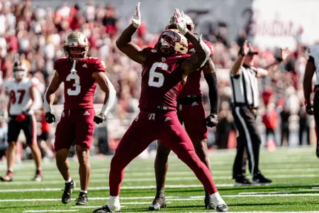 Donovan Ezeiruaku celebrating
