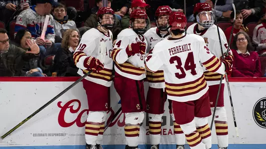 BC celebrates goal against BU