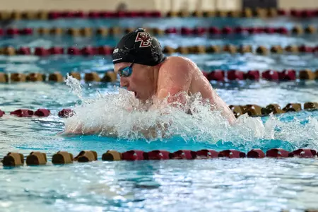 Jack Doyle at Senior Day meet