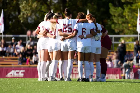 wsoc pregame huddle vs Clemson