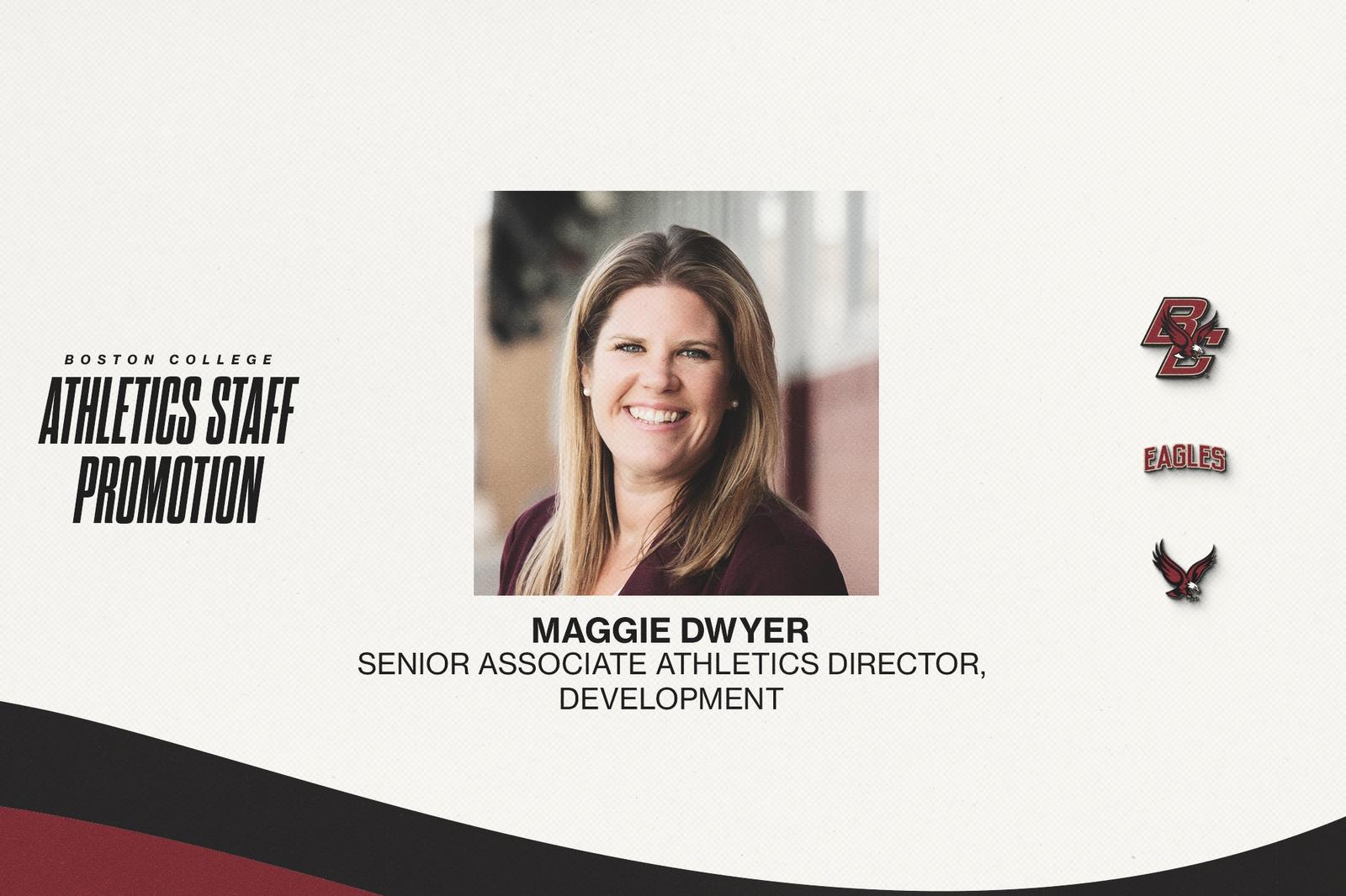 Maggie Dwyer Named Senior Associate AD for Development Maggie Dwyer Named Senior Associate AD for Development