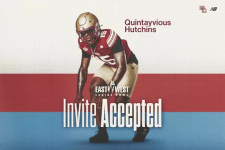 Q HUTCHINS EAST WEST SHRINE BOWL ACCEPTED