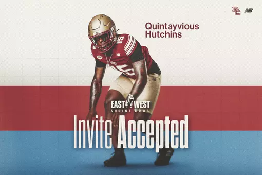 Q HUTCHINS EAST WEST SHRINE BOWL ACCEPTED