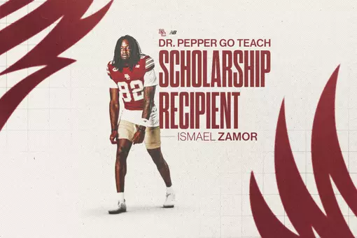 ISH ZAMOR DR PEPPER SCHOLARSHIP RECIPIENT