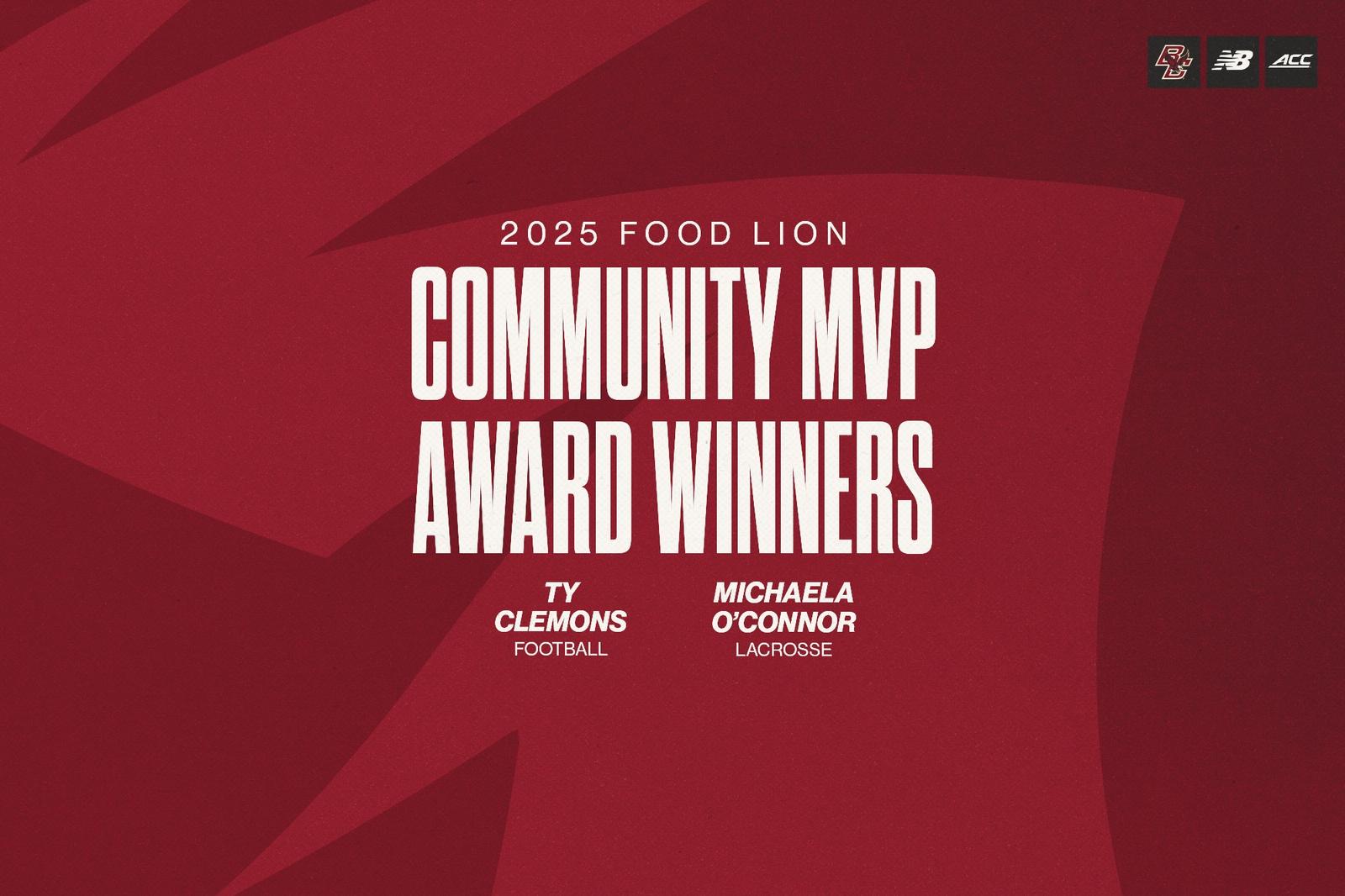 Two Eagles Recognized as Community MVPs Two Eagles Recognized as Community MVPs