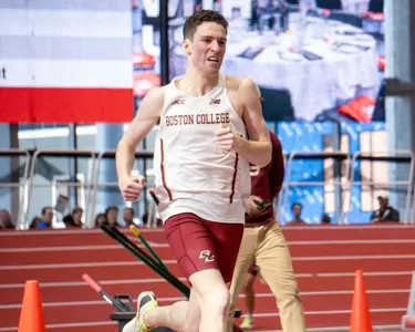 Pat Mulryan running Mile at NB