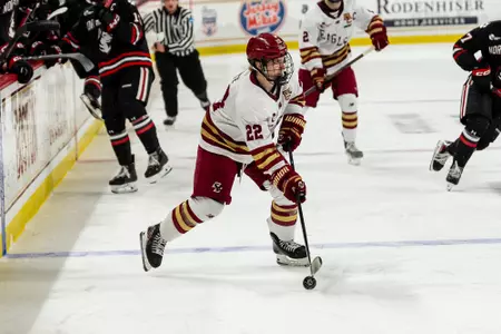 Will Vote with the puck against Northeastern